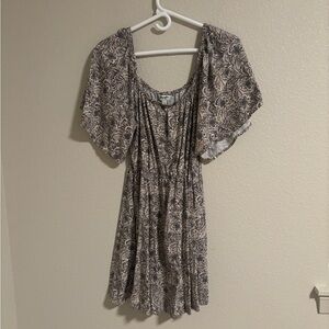 Wrangler Retro romantic flutter sleeve dress size small